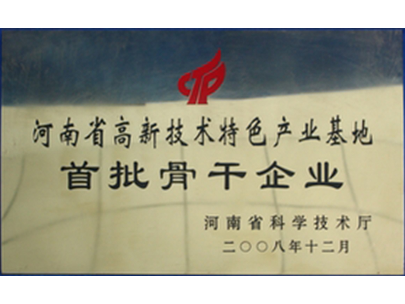 河南省高新技術(shù)就業(yè)基地**骨干企業(yè)